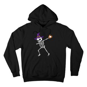 Spooky Dabbing Skeleton Halloween Costume Hoodie