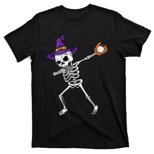 Spooky Dabbing Skeleton Halloween Costume T-Shirt