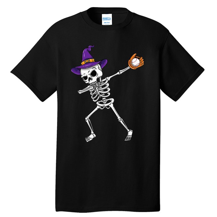 Spooky Dabbing Skeleton Halloween Costume Tall T-Shirt