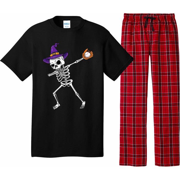 Spooky Dabbing Skeleton Halloween Costume Pajama Set