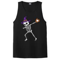 Spooky Dabbing Skeleton Halloween Costume PosiCharge Competitor Tank