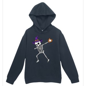 Spooky Dabbing Skeleton Halloween Costume Urban Pullover Hoodie