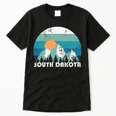 South Dakota State Retro Vintage Tall T-Shirt