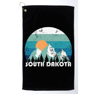 South Dakota State Retro Vintage Golf Towel