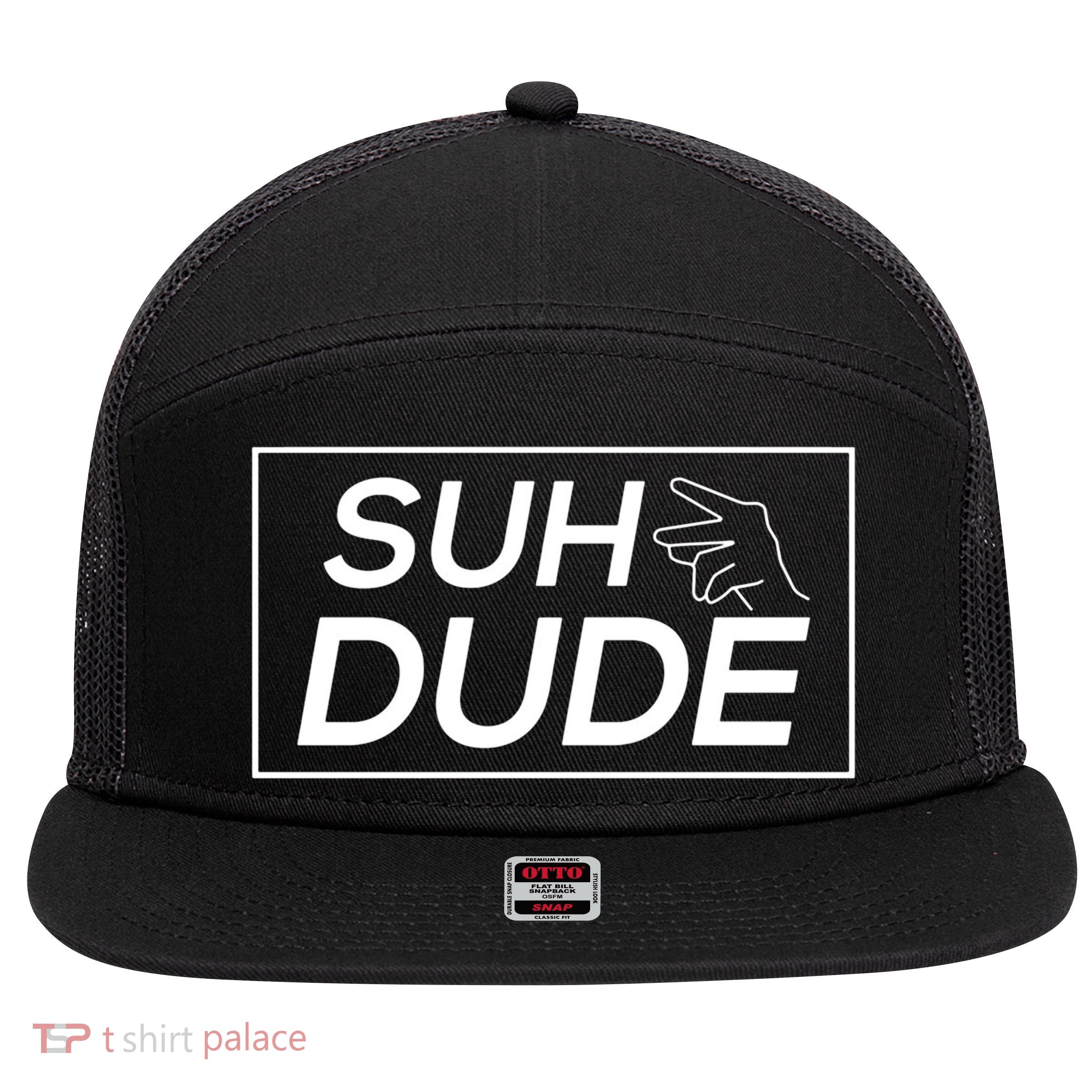 Suh Dude 7 Panel Mesh Trucker Snapback Hat