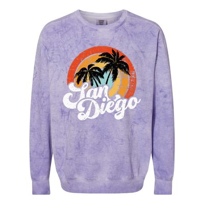 San Diego San Diego Gift San Diego Lover Colorblast Crewneck Sweatshirt