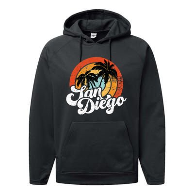 San Diego San Diego Gift San Diego Lover Performance Fleece Hoodie