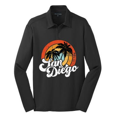 San Diego San Diego Gift San Diego Lover Silk Touch Performance Long Sleeve Polo