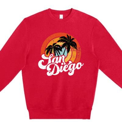 San Diego San Diego Gift San Diego Lover Premium Crewneck Sweatshirt