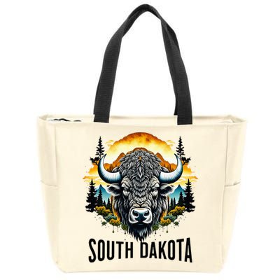 South Dakota Zip Tote Bag