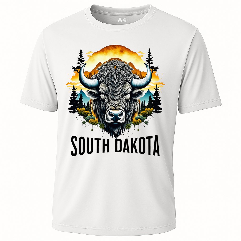 South Dakota Cooling Performance Crew T-Shirt