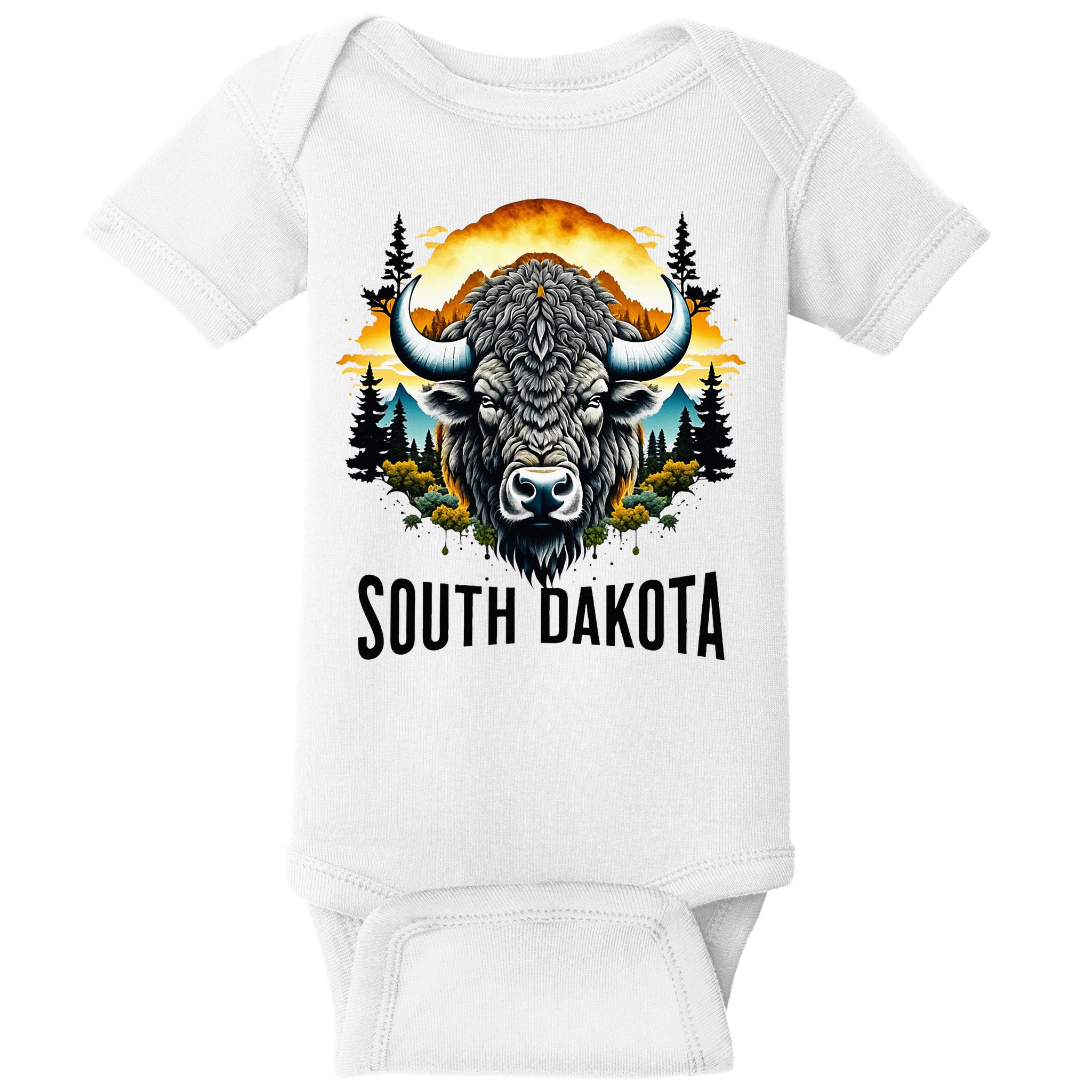 South Dakota Baby Bodysuit