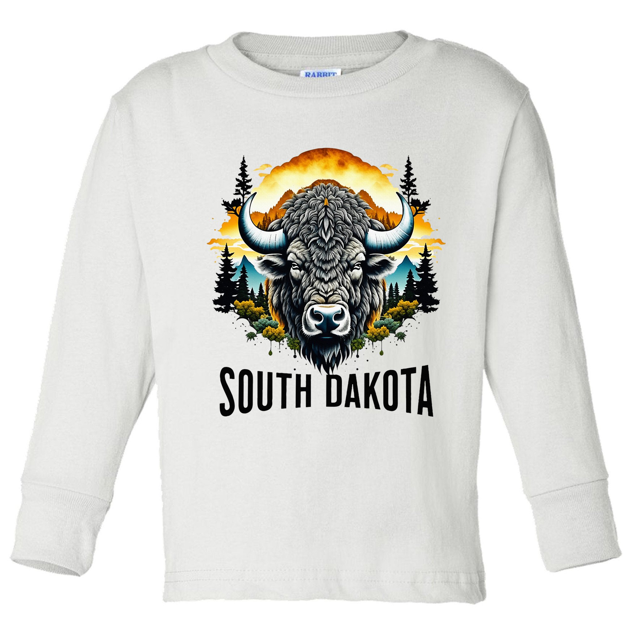 South Dakota Toddler Long Sleeve Shirt