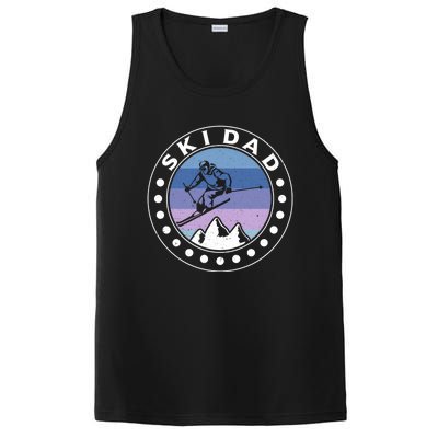 Ski Dad Ski Skiers Gift PosiCharge Competitor Tank