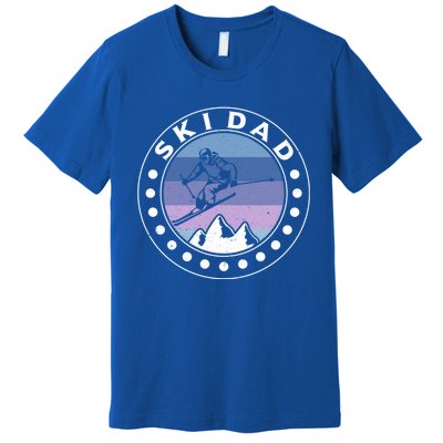 Ski Dad Ski Skiers Gift Premium T-Shirt