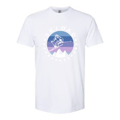 Ski Dad Ski Skiers Gift Softstyle® CVC T-Shirt