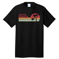 South Dakota Shirt. Retro Style SD, USA Tall T-Shirt