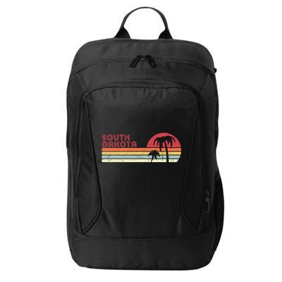 South Dakota Shirt. Retro Style SD, USA City Backpack