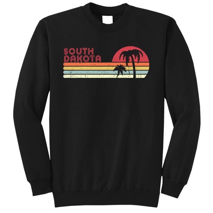 South Dakota Shirt. Retro Style SD, USA Tall Sweatshirt