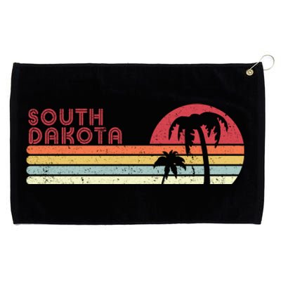 South Dakota Shirt. Retro Style SD, USA Grommeted Golf Towel