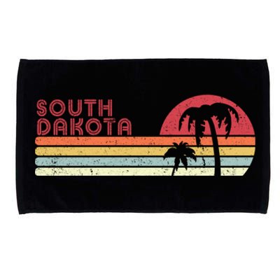 South Dakota Shirt. Retro Style SD, USA Microfiber Hand Towel