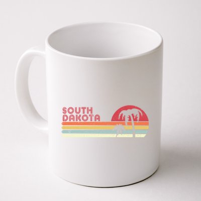 South Dakota Shirt. Retro Style SD, USA Coffee Mug