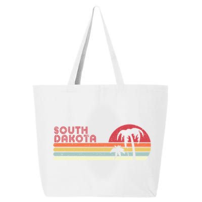 South Dakota Shirt. Retro Style SD, USA 25L Jumbo Tote