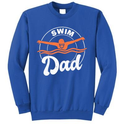 Swim Dad Swim Athlete Swimmer Father Swimming Cute Gift Sweatshirt