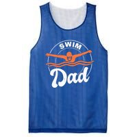 Swim Dad Swim Athlete Swimmer Father Swimming Cute Gift Mesh Reversible Basketball Jersey Tank