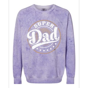 Super Dad Colorblast Crewneck Sweatshirt