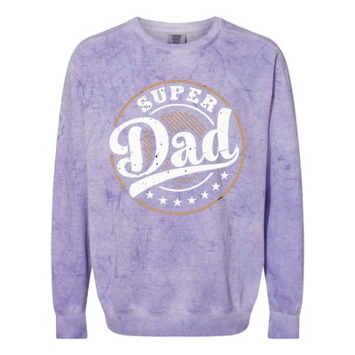 Super Dad Colorblast Crewneck Sweatshirt