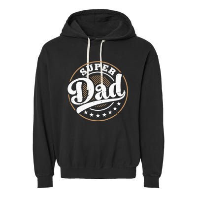 Super Dad Garment-Dyed Fleece Hoodie