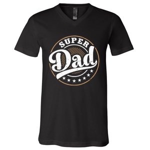 Super Dad V-Neck T-Shirt