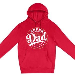 Super Dad Premium Pullover Hoodie