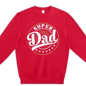 Super Dad Premium Crewneck Sweatshirt