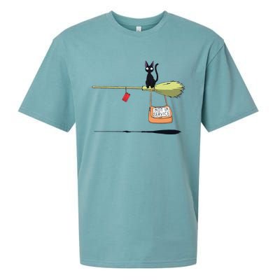 Studio Delivery Service Jiji Black Cat Anime Sueded Cloud Jersey T-Shirt