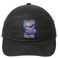 Scuba Diving Same Planet Different World 7-Panel Snapback Hat