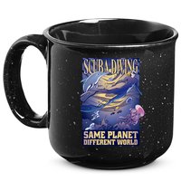 Scuba Diving Same Planet Different World 15oz Campfire Ceramic Mug