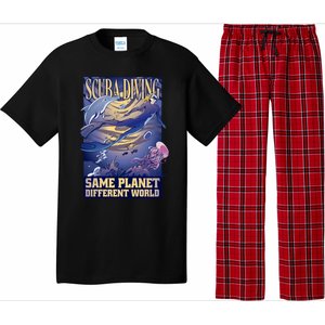 Scuba Diving Same Planet Different World Pajama Set