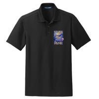 Scuba Diving Same Planet Different World Dry Zone Grid Polo