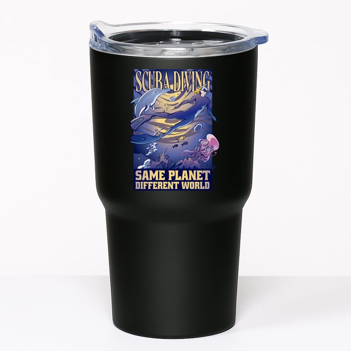 Scuba Diving Same Planet Different World Tumbler