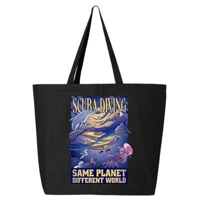 Scuba Diving Same Planet Different World 25L Jumbo Tote