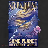 Scuba Diving Same Planet Different World 25L Jumbo Tote