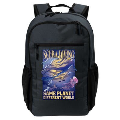 Scuba Diving Same Planet Different World Daily Commute Backpack