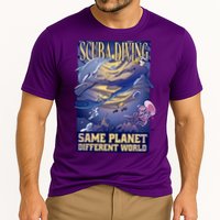 Scuba Diving Same Planet Different World Performance Shirt