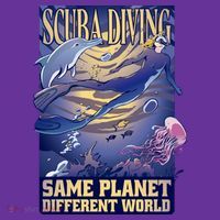 Scuba Diving Same Planet Different World T-Shirt