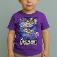 Scuba Diving Same Planet Different World Toddler T-Shirt
