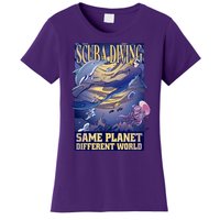 Scuba Diving Same Planet Different World Women's T-Shirt