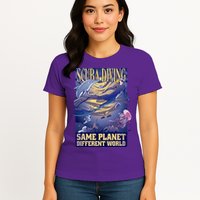 Scuba Diving Same Planet Different World Womens T-Shirt