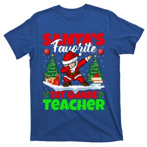 Santa Dabbing Santas Favorite 1St Grade Teacher Christmas Gift T-Shirt